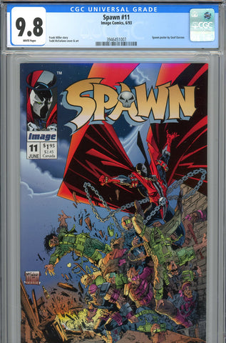 Spawn #11 CGC graded 9.8 McFarlane cover and art
