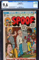 Spoof #2 CGC graded 9.6 - second highest graded - snow white pages