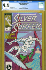 Silver Surfer v3 #002 CGC graded 9.2 Empress Shall-Bal appearance