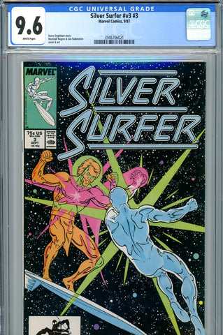 Silver Surfer v3 #3 CGC graded 9.6 Elders of the Universe appearance