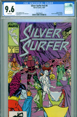 Silver Surfer v3 #4 CGC graded 9.6 origin Mantis - Skrulls appearance