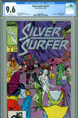 Silver Surfer v3 #004 CGC graded 9.6 origin Mantis - Skrulls appearance