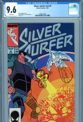 Silver Surfer v3 #005 CGC graded 9.6 Mantis Brandt, Analyzer, Obliterator