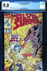 Silver Surfer v3 #65 CGC graded 9.0 Cap'n Reptyl cover and story