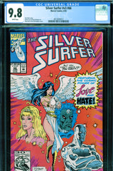 Silver Surfer v3 #66 CGC graded 9.8 Mistress Love & Sire Hate appearance