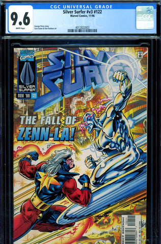Silver Surfer v3 #122 CGC graded 9.6 Quasar, Legacy and Beta Bill Ray appearance
