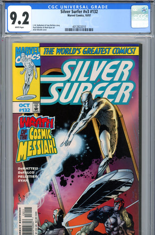 Silver Surfer v3 #132 CGC graded 9.2 Spider-Man appearance