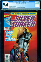 Silver Surfer v3 #133 CGC graded 9.4 Puppet Master and Alicia Masters appearance