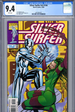 Silver Surfer v3 #144 CGC graded 9.4 Pscho-Man appearance