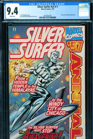 Silver Surfer '97 CGC graded 9.4  MISLABELED by CGC - wraparound cover