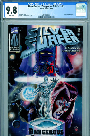 Silver Surfer: Dangerous Artifacts #1 CGC 9.8 - Galactus appearance  HIGHEST GRADED - SOLD!
