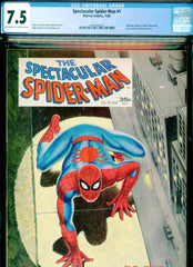 Spectacular Spider-Man #1 CGC graded 7.5 (magazine) - updated origin  1968