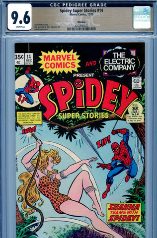 Spidey Super Stories #14 CGC graded 9.6 PEDIGREE - HIGHEST GRADED - SOLD!