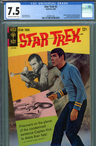 Star Trek #02 CGC graded 7.5 - photo cover - SOLD!
