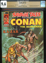 Savage Tales #5 CGC graded 9.6 - Neal Adams cover PEDIGREE