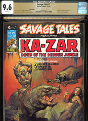 Savage Tales #7 CGC graded 9.6 Boris Vallejo cover PEDIGREE