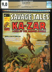 Savage Tales #11 CGC graded 9.0 Michael Whelan cover - last issue PEDIGREE