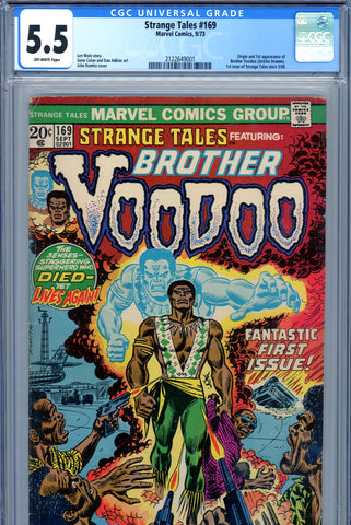 Strange Tales #169 CGC graded 5.5  origin/1st app. of Brother Voodoo - SOLD!