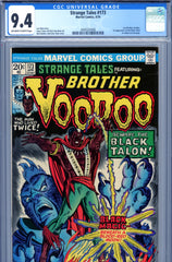 Strange Tales #173 CGC graded 9.4 - last Brother Voodoo - 1st Black Talon