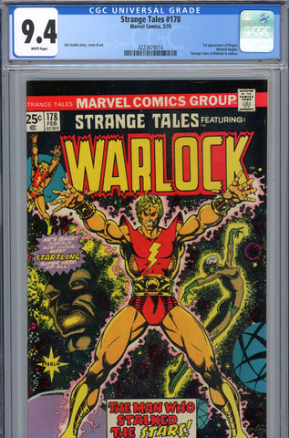 Strange Tales #178 CGC graded 9.4 Warlock begins - 1st appearance Magus - SOLD!