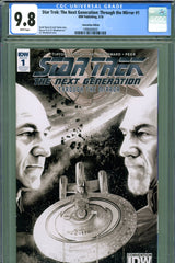 Star Trek: The Next Generation: Through the Mirror #1 CGC graded  9.8 - VARIANT (rare!)