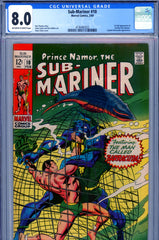 Sub-Mariner #10 CGC graded 8.0 - first appearance of Karthon the Questor