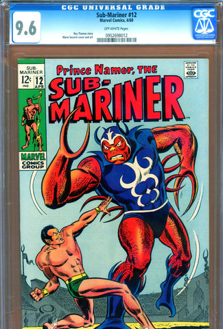 Sub-Mariner #12 CGC graded 9.6 - first appearance of Naga