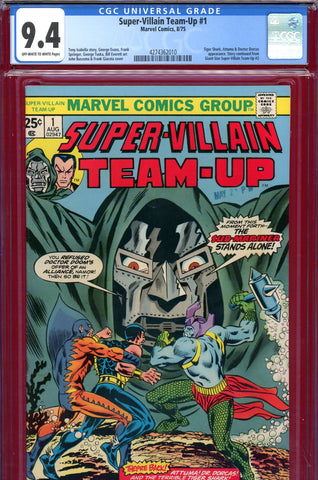 Super-Villain Team-Up #1 CGC graded 9.4 - Doctor Doom and Sub-Mariner