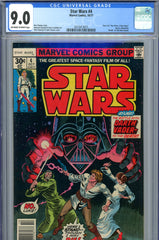 Star Wars #4 CGC graded 9.0 - death of Obi-Wan Kenobi - movie adaptation