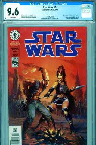 Star Wars #5 CGC graded 9.6 - Jabba the Hutt appearance