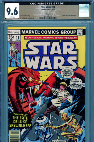 Star Wars #11 CGC graded 9.6 - PEDIGREE - Crimson Jack and Jolli appearance - SOLD!