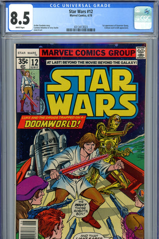 Star Wars #12 CGC graded 8.5 - first appearance of Governor Quarg