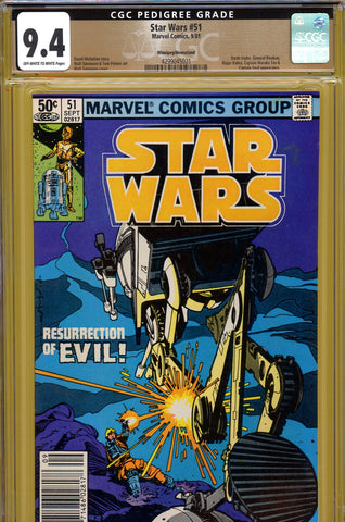 Star Wars #51 CGC graded 9.6 PEDIGREE/VARIANT 5 guest appearances - SOLD!