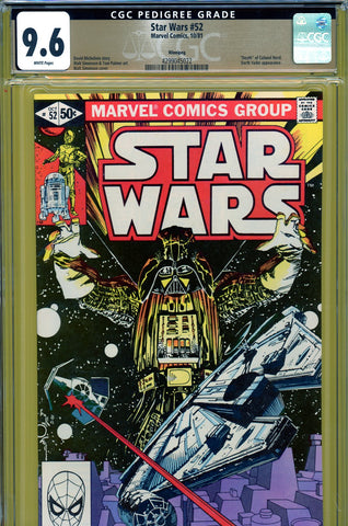 Star Wars #52 CGC graded 9.6 PEDIGREE - "death" of Colonel Nord - SOLD!
