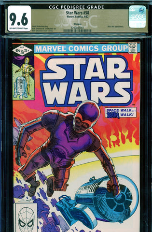 Star Wars #58 CGC graded 9.6 PEDIGREE - Shira Brie appearance - SOLD!