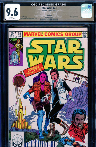 Star Wars #73 CGC graded 9.6 PEDIGREE - Dani appearance - SOLD!