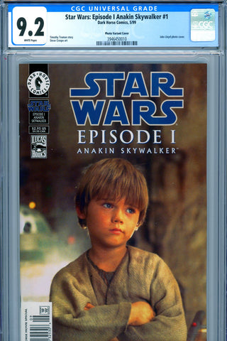 Star Wars: Episode 1 Anakin Skywalker #1  CGC graded 9.2 PHOTO VARIANT COVER - SOLD!