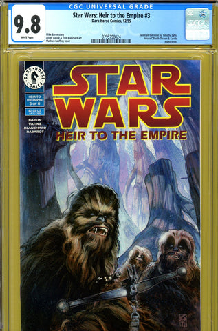 Star Wars: Heir to the Empire #3 CGC graded 9.8 - HIGHEST GRADED
