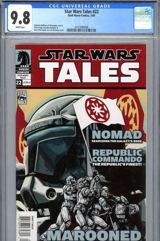 Star Wars Tales #22 CGC 9.8 - Bermejo cover - Dark Horse Comics - HIGHEST GRADED