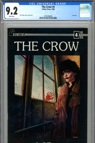 The Crow #4 CGC graded 9.2 - O'Barr story/cover/art - SOLD!