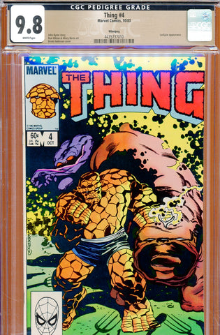 Thing #04 CGC graded 9.8 - Lockjaw appearance {PEDIGREE} HIGHEST GRADED - SOLD!