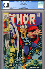 Thor #160 CGC graded 8.0 - Galactus vs. Ego begins - SOLD!