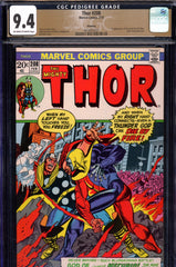 Thor #208 CGC 9.4 first app. of Mercurio - the 4-D Man - PEDIGREE - SOLD!