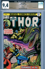 Thor #243 CGC graded 9.4 - 1st appearance of The Time Twisters  PEDIGREE - SOLD!