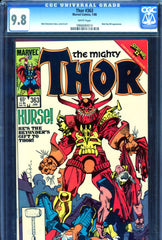 Thor #363 CGC graded 9.8  Simonson cover/story/art  HIGHEST GRADED