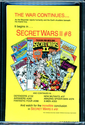 Cedar Chest Comics - Thor #364 CGC graded 9.6 - Thor becomes a frog ...