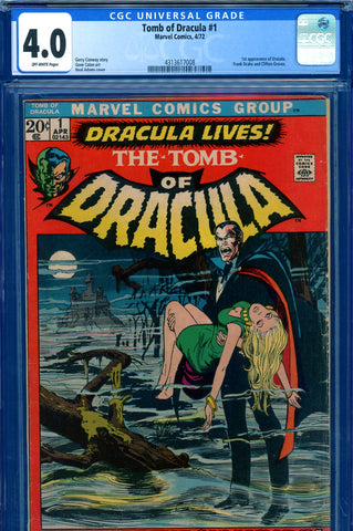 Tomb of Dracula #01 CGC graded 4.0 - first appearance of Dracula - SOLD!