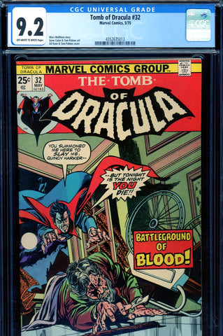 Tomb of Dracula #32 CGC graded 9.2 - Kane/Tom Palmer cover