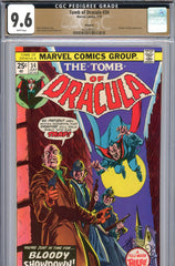 Tomb Of Dracula #34 CGC 9.6 - Brother Voodoo appearance PEDIGREE