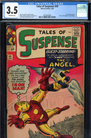 Tales Of Suspense #49 CGC graded 3.5 1st X-Men crosover TOTW stories begin - SOLD!